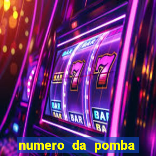 numero da pomba jogo do bicho